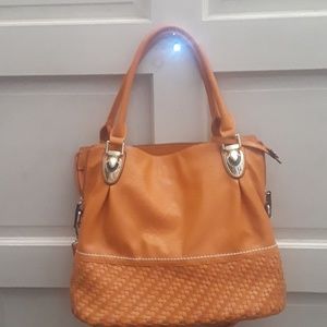 Clearance Ladies Handbag with woven details
